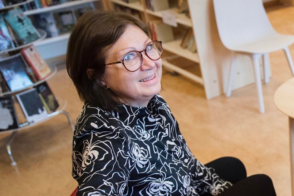 Lena Malmquist, bibliotekschef i Ystad