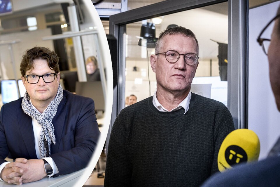 Jörgen Svensson, chefredaktör på Kristianstadsbladet, tycker att statsepidemiologen Anders Tegnell från Folkhälsomyndigheten skött sig bra.