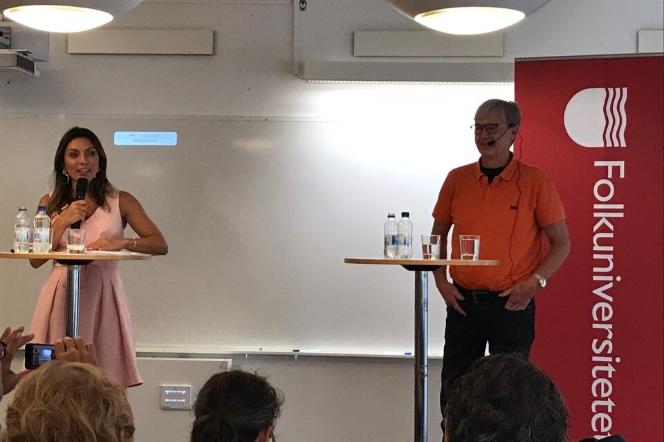 During political week in Almedalen, Alexandra Pascalidou held a seminar on Swedish and integration. Kent Angergård was one of the participants who highlighted good examples of successful integration.