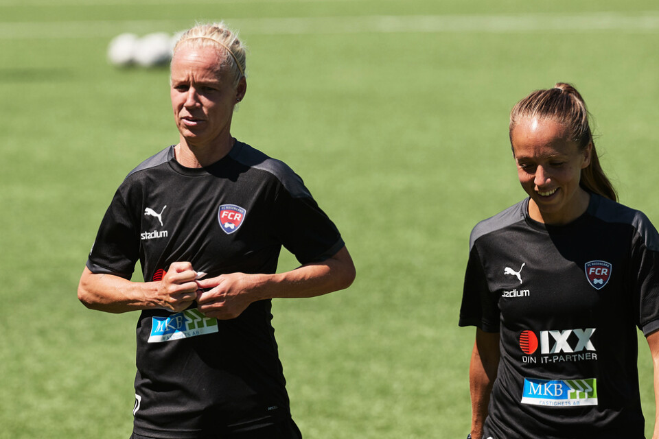 FC Rosengårds Caroline Seger menar att det är en tuff tid för damfotbollen. Arkivbild.
