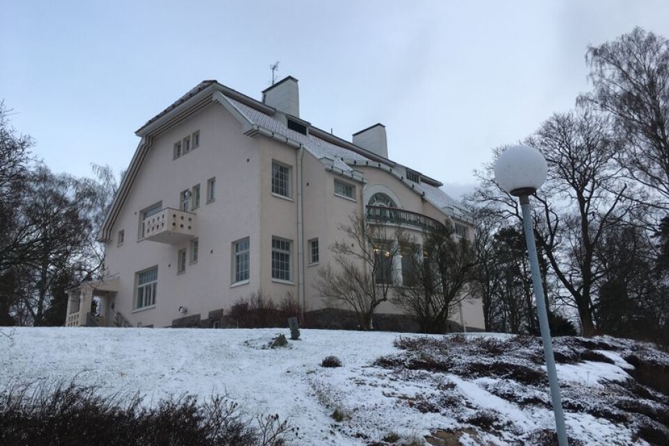 Villa Ekudden i Helsingfors utkanter – här bodde Urho Kekkonen och hans hustru Sylvi. Foto: Lars Näslund.