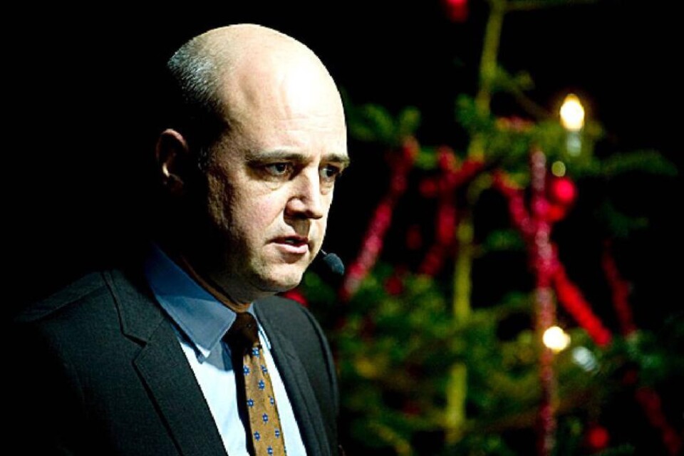 Fredrik Reinfeldt jultalade på Skansen.