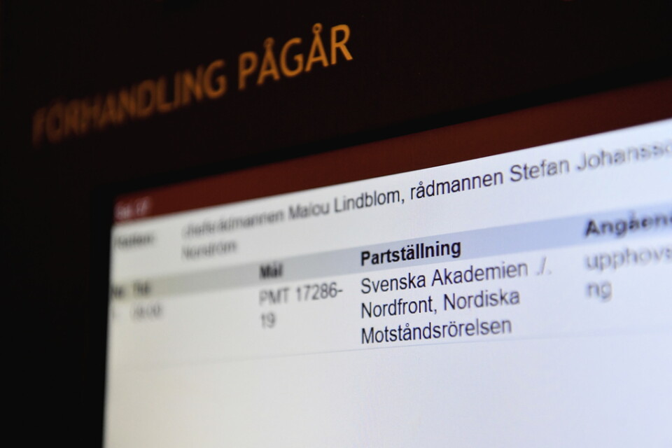 NMR och Nordfront yrkar på att tingsrätten ska avvisa de anklagelser som presenteras av Svenska Akademien.