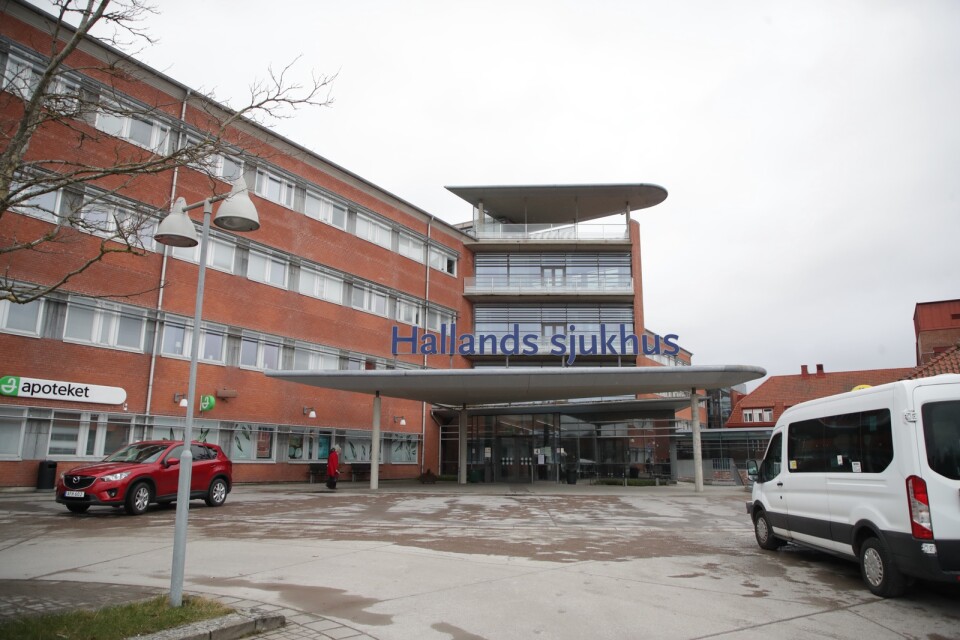 Hallands sjukhus i Halmstad, där det just nu inte finns några covidpatienter som behöver intensivvård. Arkivbild.