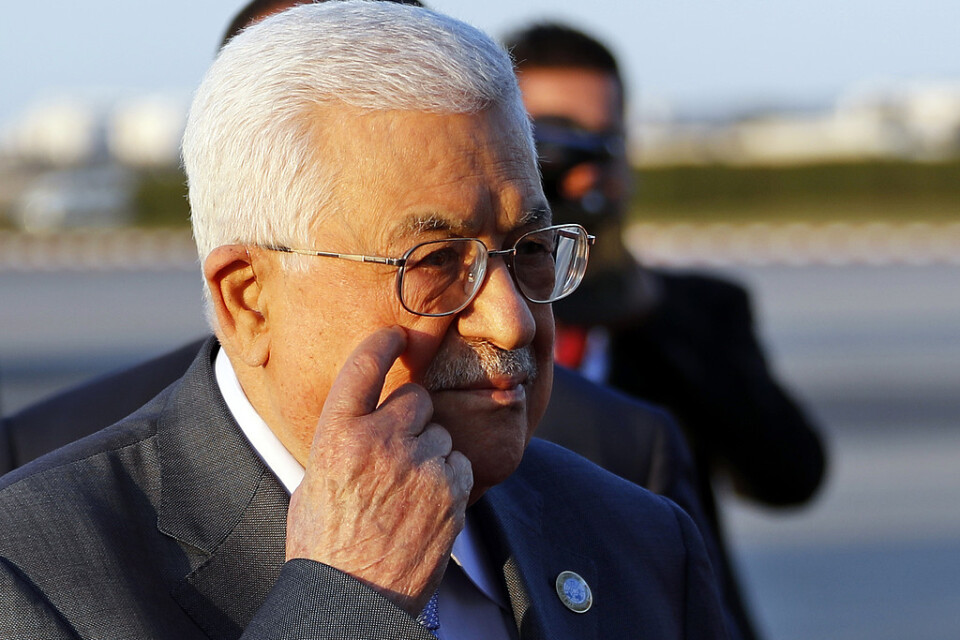 Palestiniernas president Mahmud Abbas har ingen favorit i Israels parlamentsval. Arkivbild.