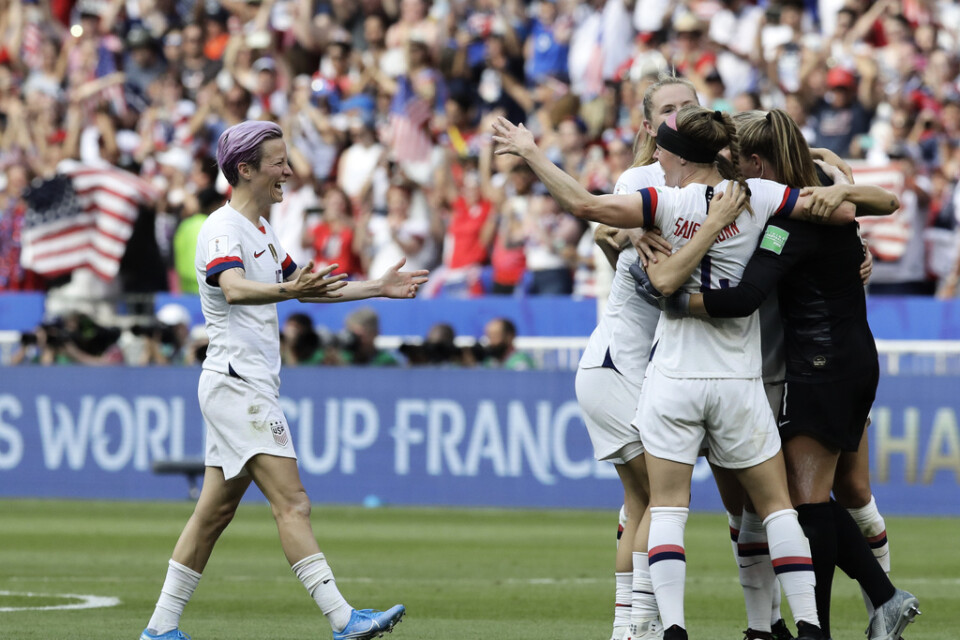 USA firar finalsegern i VM över Nederländerna i somras. VM i Frankrike blev en succé för damfotbollen.