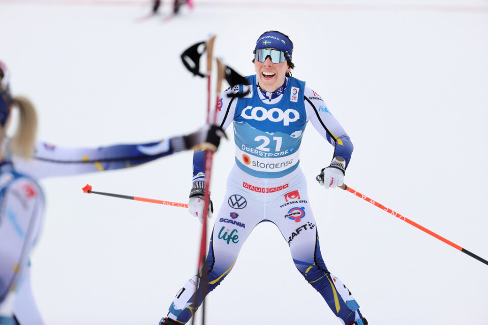 Charlotte Kalla hoppas på framgångar i OS. Arkivbild.