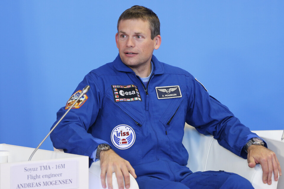 Den danska astronauten Andreas Mogensen gästar musikföreställningen. Arkivbild.
