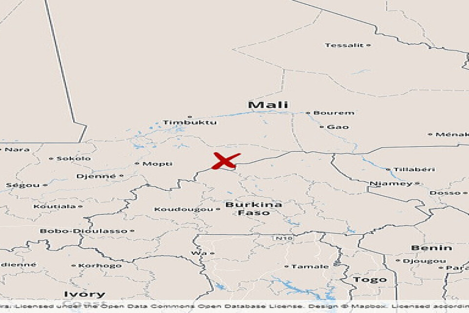 Beväpnade män har dödat 18 civila i två bakhåll i centrala Mali.