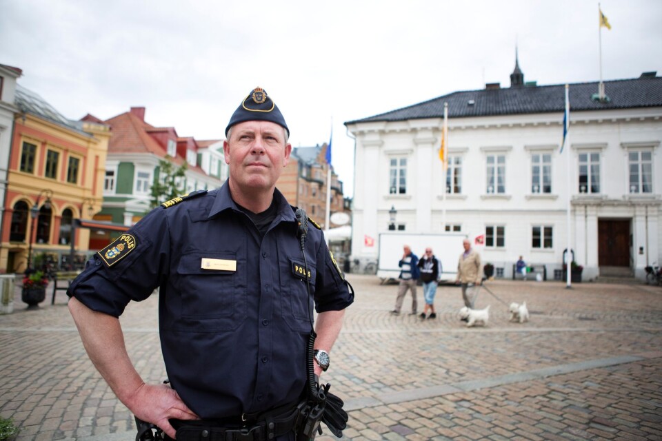 Mats Cronhag är polisområdeschef i lokalpolisområde Ystad.