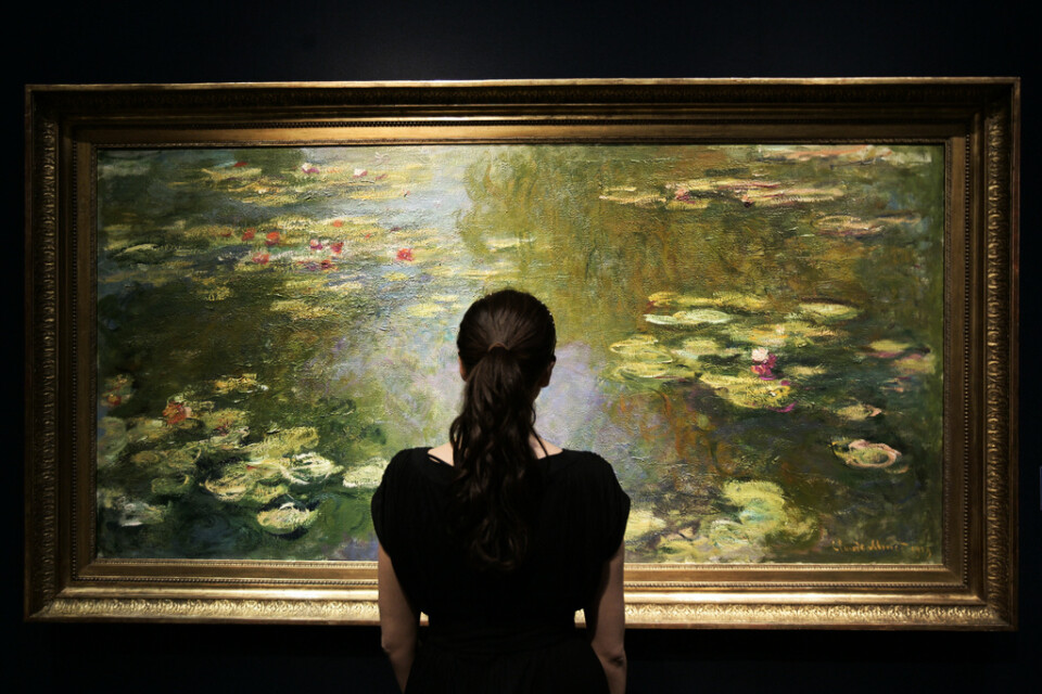 Monet och andra kända impressionister visas på Louvren i Abu Dhabi. Arkivbild.
