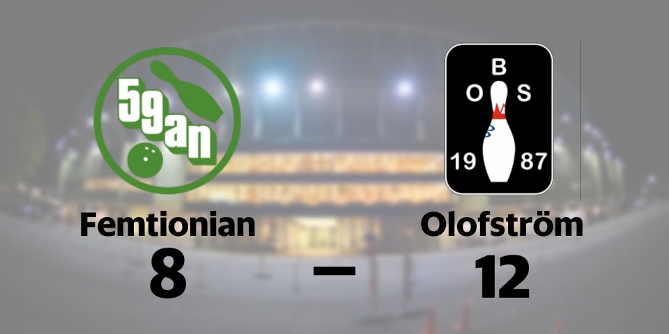 BK Femtionian förlorade mot Olofström