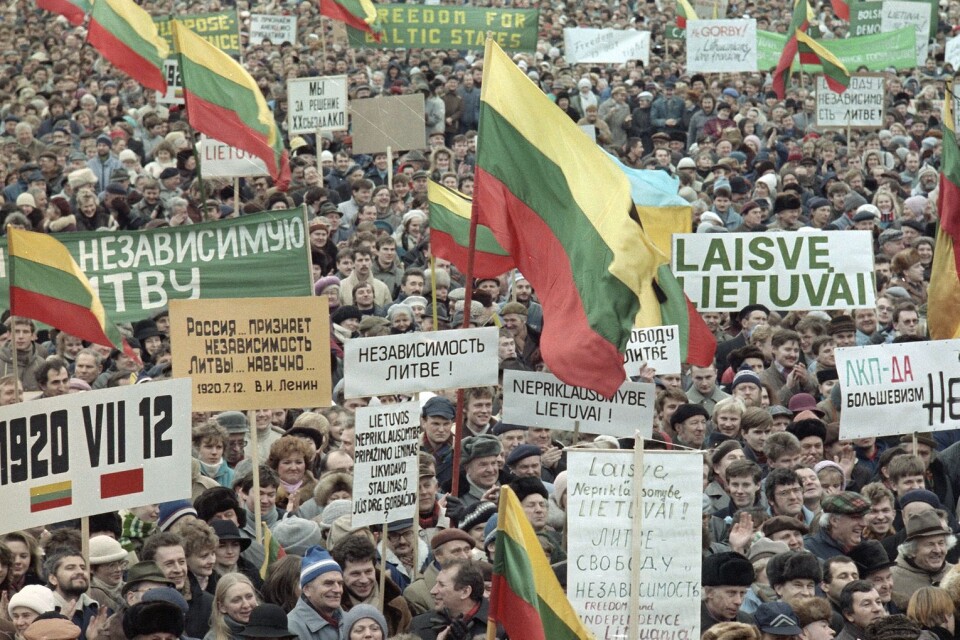 Protesterna i Vilnius 1990-91 ledde till att Sovjetunionen till slut erkände landets självständighet.