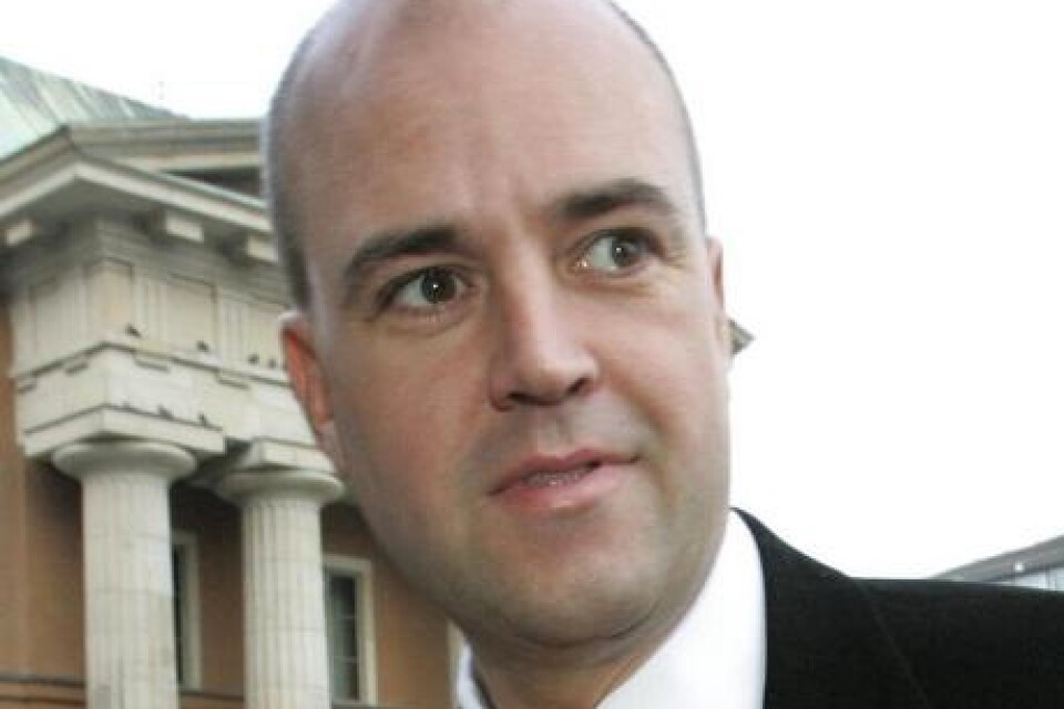 Sveriges nye statsminister Fredrik Reinfeldt (m). Arkivbild