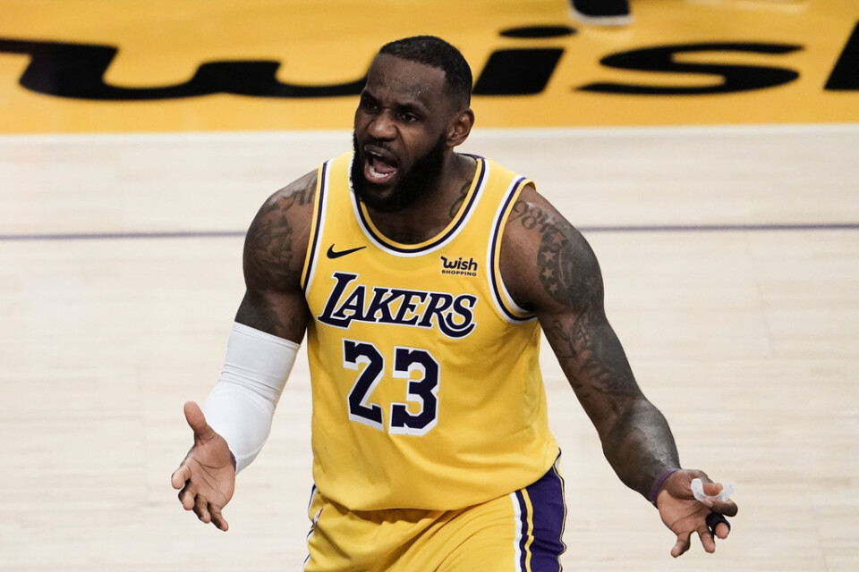 Los Angeles Lakers LeBron James. Bild från i måndags.
