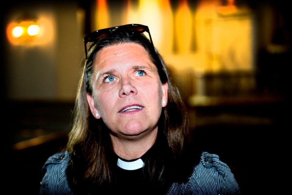 Prästen Ann-Louise Trulsson är förtvivlad.