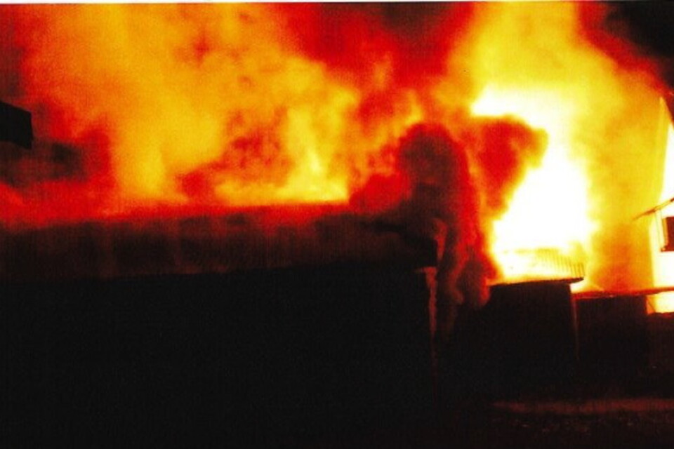 En av de tilltalade filmade branden på minkfarmen. Arkivbild.