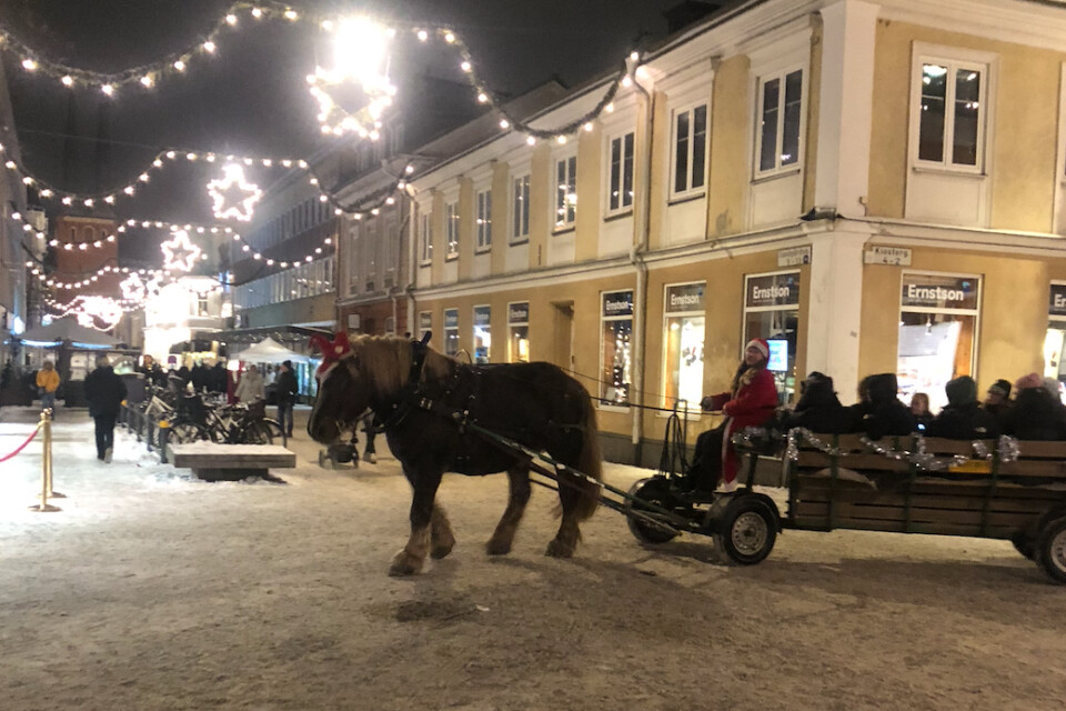Julstämning i Växjö.