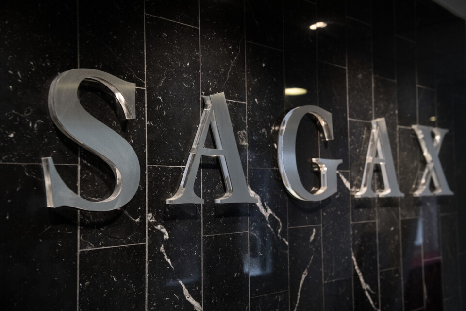 Fastighetsbolaget Sagax redovisar en förlust för första kvartalet, där resultatet tyngs av nedskrivningar på 1,2 miljarder. Arkivbild