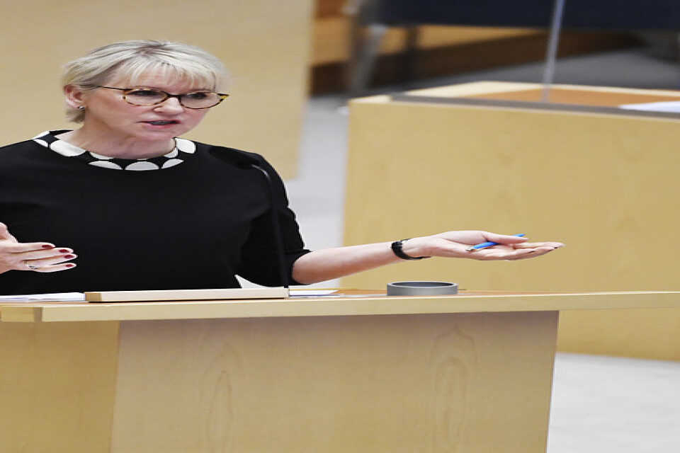 Utrikesminister Margot Wallström (S).