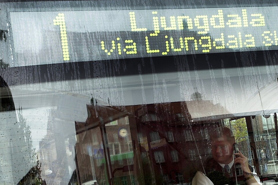Förslaget att dra en bussgata genom bostadsområdet på Ljungdala upprör känslorna hos många.  Arkivbild