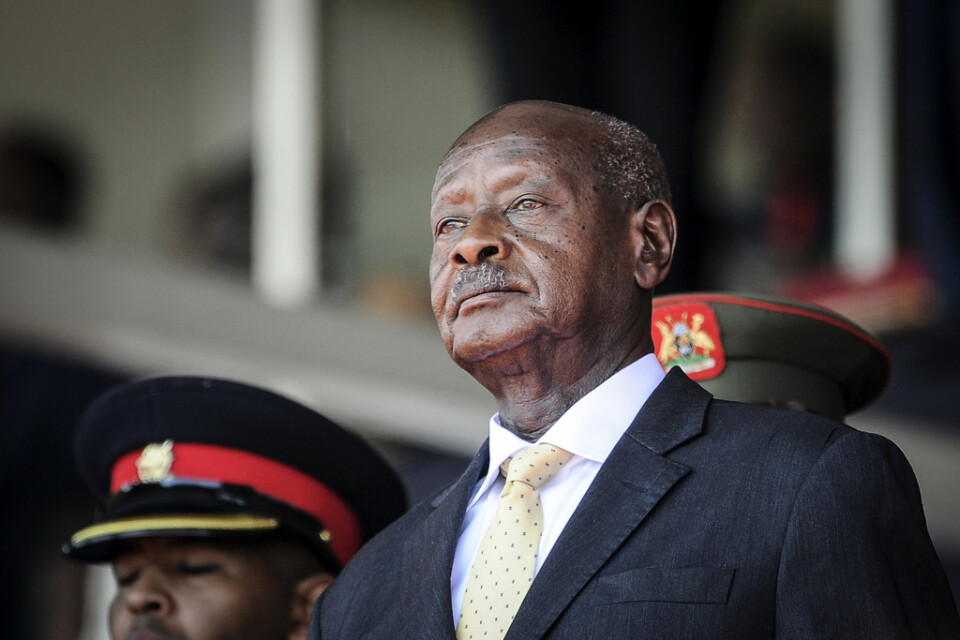 Ugandas president Yoweri Museveni har styrt Uganda sedan 1986. Nu satsar han på ännu en mandatperiod. Arkivbild.