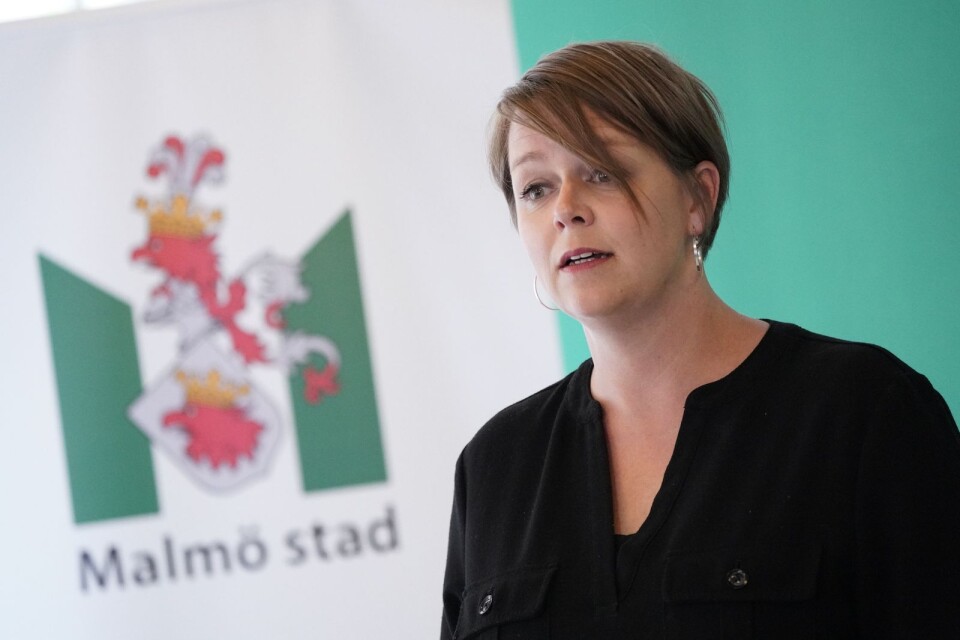 Katrin Stjernfeldt Jammeh, (S) kommunstyrelsens ordförande i Malmö noterar framgångar i brottsbekämpningen i Malmö,