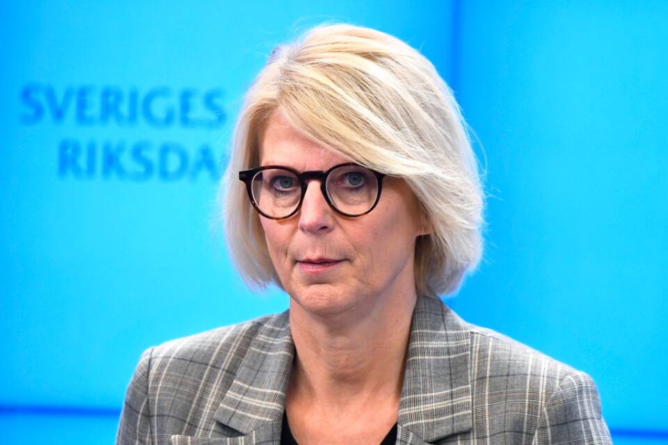 Moderaternas ekonomisk-politiska talesperson Elisabeth Svantesson (M).
