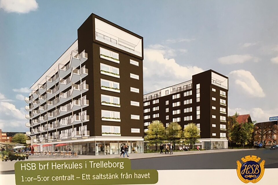 Så här marknadsförde HSB bostadsrättsföreningen Herkules för 15 år sedan.