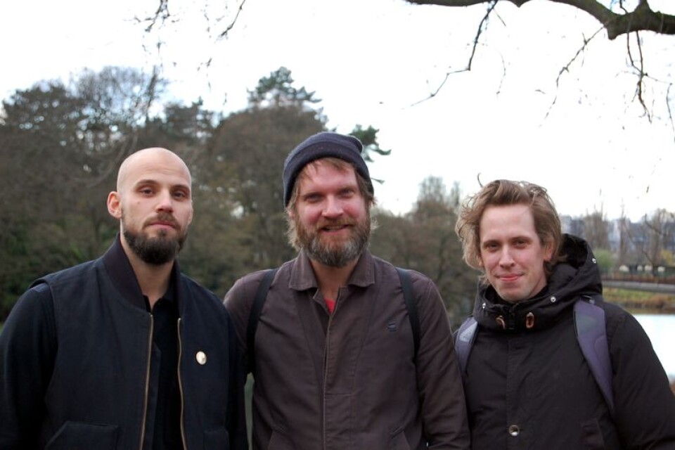 Filip Karlsson, Alexander Höglund och Johan Lejdström som ingår i arrangörsgruppen bakom PLX  ser festivalen som ett konstverk i sig.