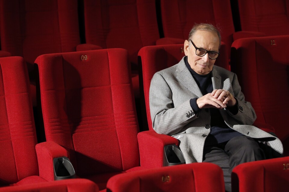Den italienske filmkompositören och dirigenten Ennio Morricone är död. Han blev 91 år gammal. Arkivbild.