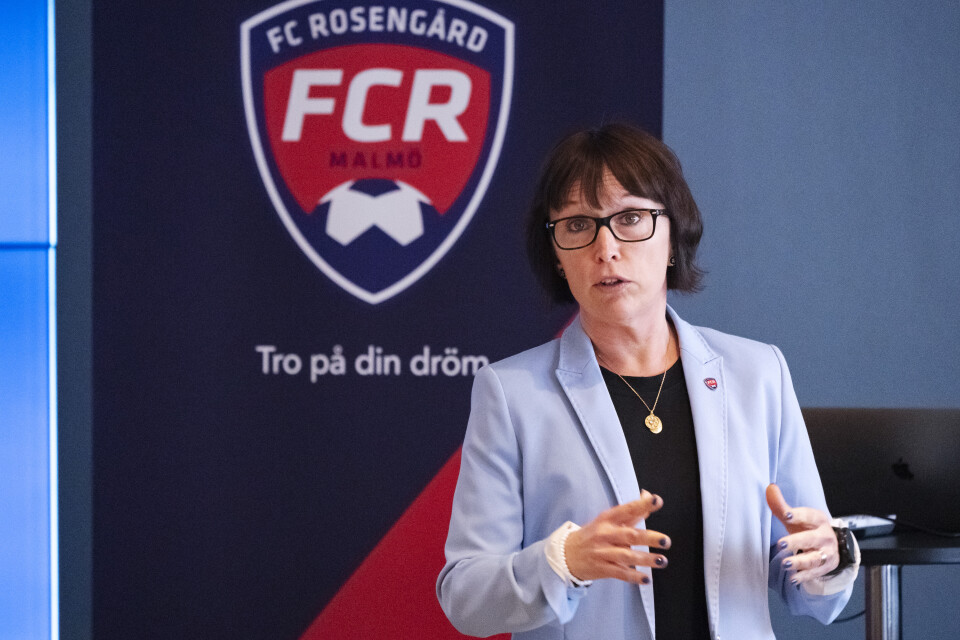 FC Rosengårds klubbchef Jenny Damgaard. Arkivbild.