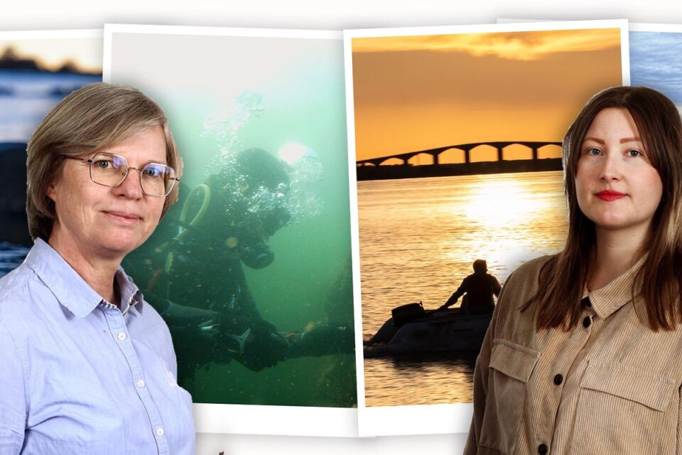 Sofia Hedman och Frida Lindström är de två drivkrafterna och reportrarna bakom artikelserien Östersjön på djupet – en seriestart som har väckt engagemang hos många läsare.