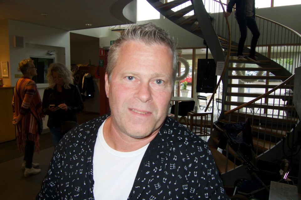 Stefan Gustavsson var aftonens trubadur.