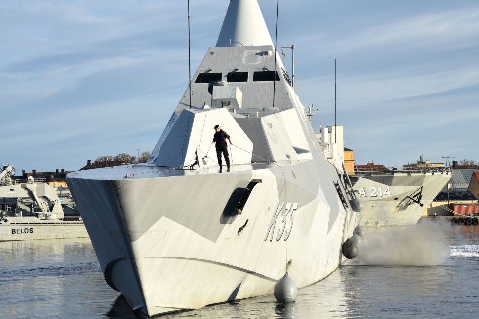 HMS Norrköping och HMS Karlstad är två av de omkring hundra fartyg som ska ingå i Nato-övningen Trident Juncture.