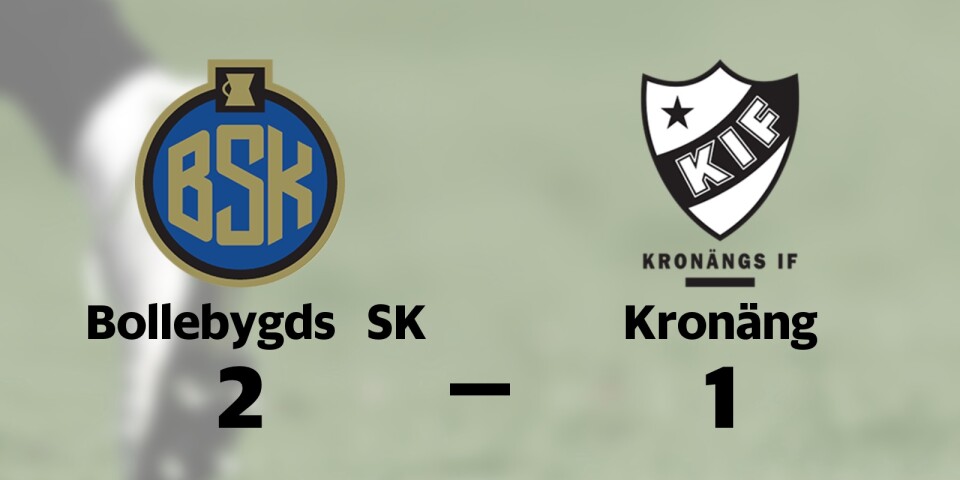 Segern mot Kronäng gör Bollebygds SK till serieledare