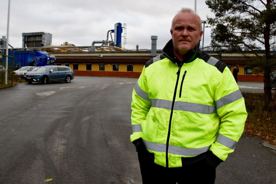 Klubbordförande Mattias Svensson berättar att många medarbetare är chockade efter onsdagens nedläggningsbesked.