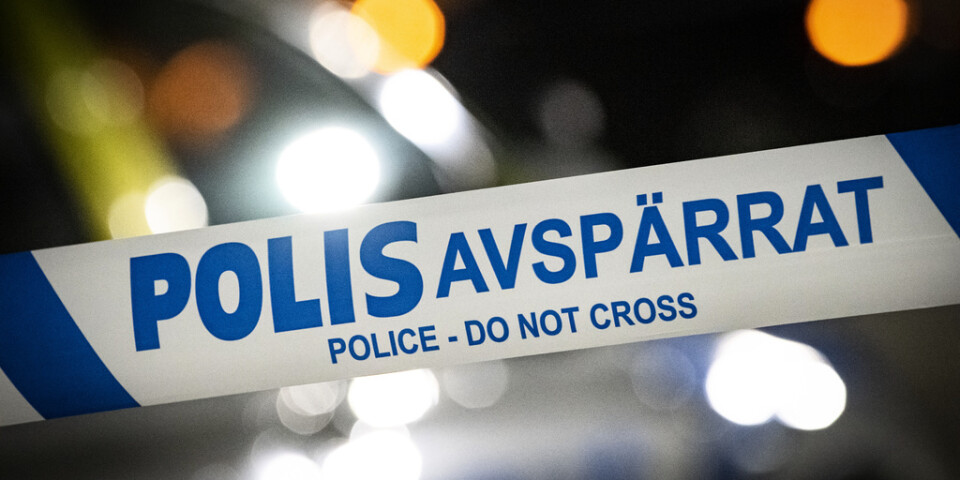 Den knivbeväpnade mannen sköts i benet efter att polisen larmats till en busshållplats i Västerås. Arkivbild.