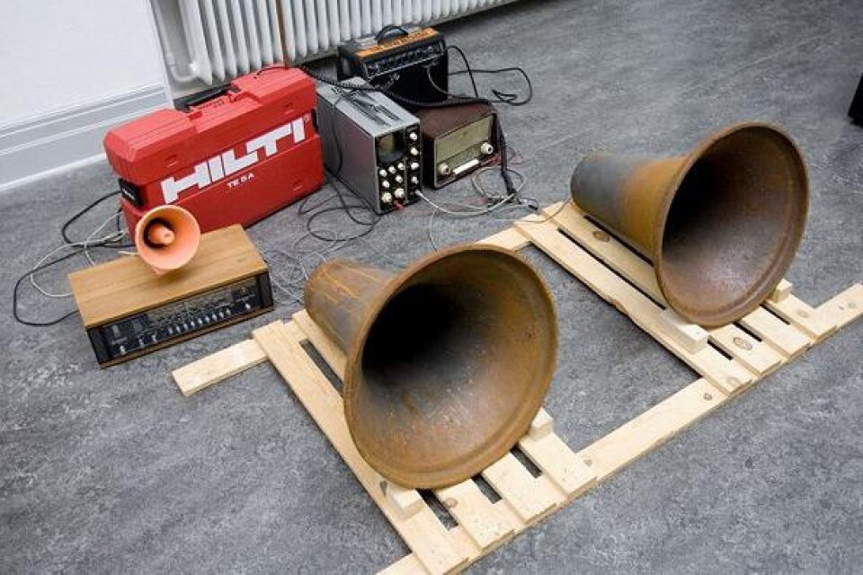 Ljudutrustningen som användes på Ale stenar.