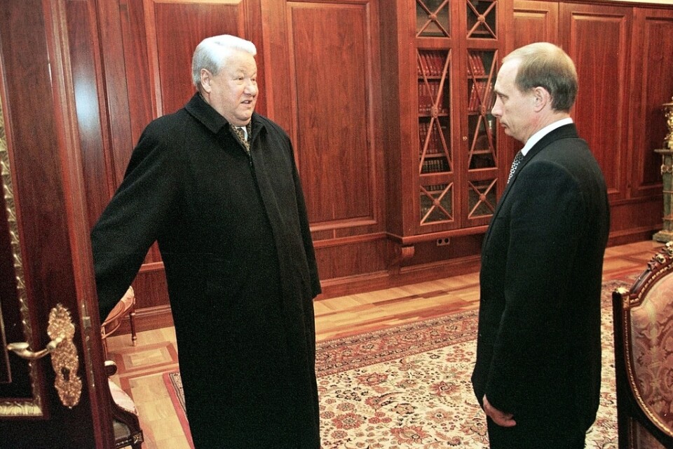 Putin tog över som president den 31 december 1999, då Boris Jeltsin avgick. Sedan dess har han talat om Ryssland som stormakt. Arkivbild.