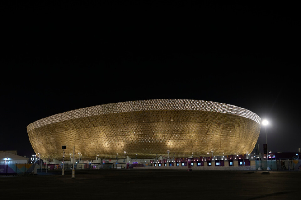 Lusail-stadion i Doha, Qatar. Arkivbild.