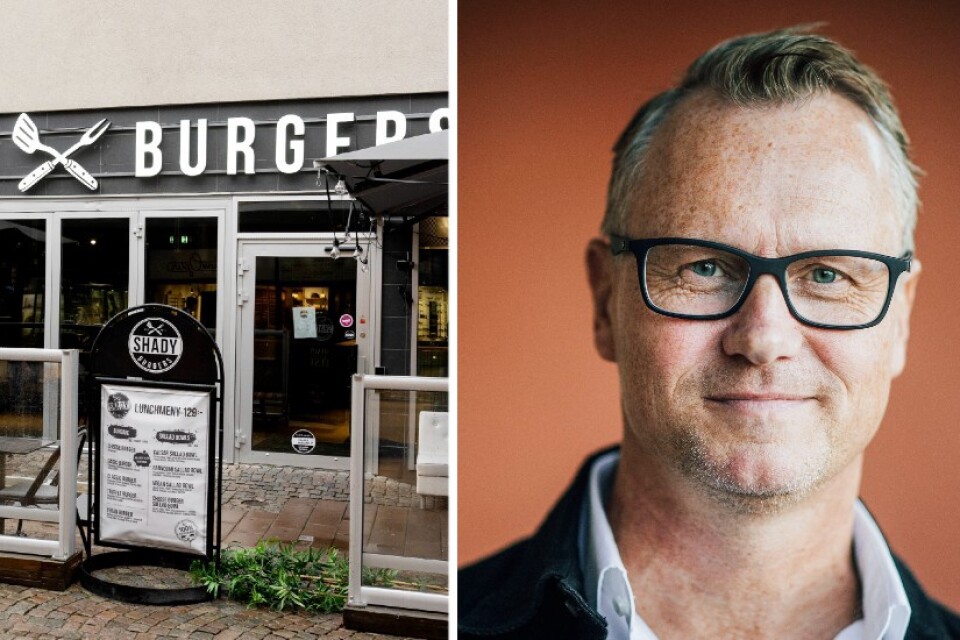 Shady Burgers vd Anders Fällman ger glädjebesked om restaurangens framtid i Växjö.