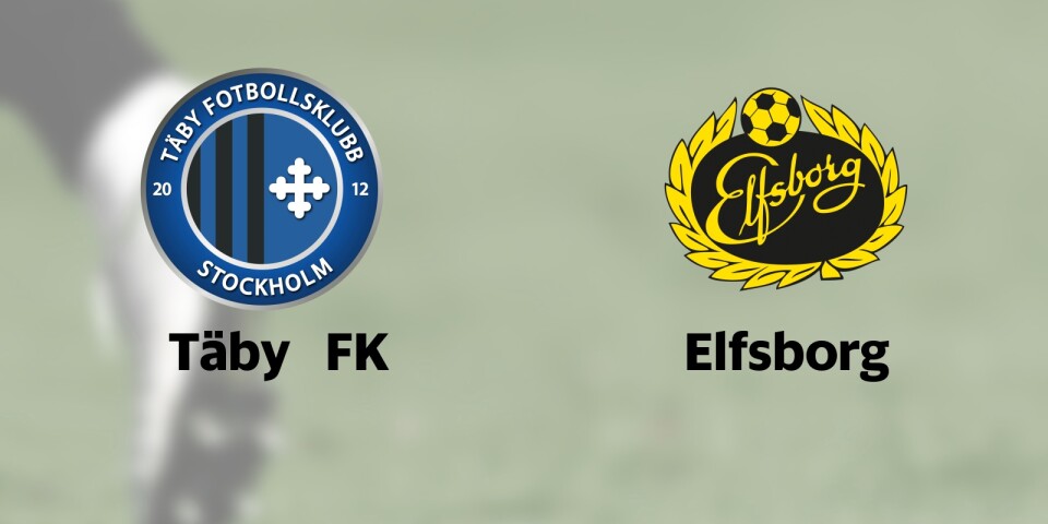 Formsvaga Elfsborg mot Täby FK