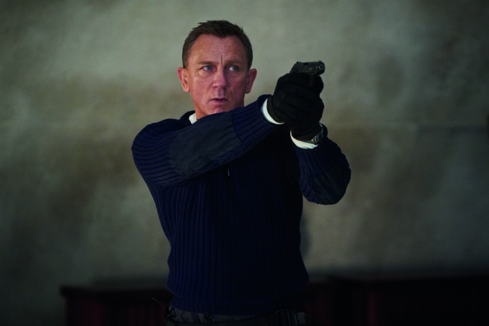 Daniel Craig spelade Bond i fem filmer varav den sista, "No time to die", kom 2021. Pressbild.