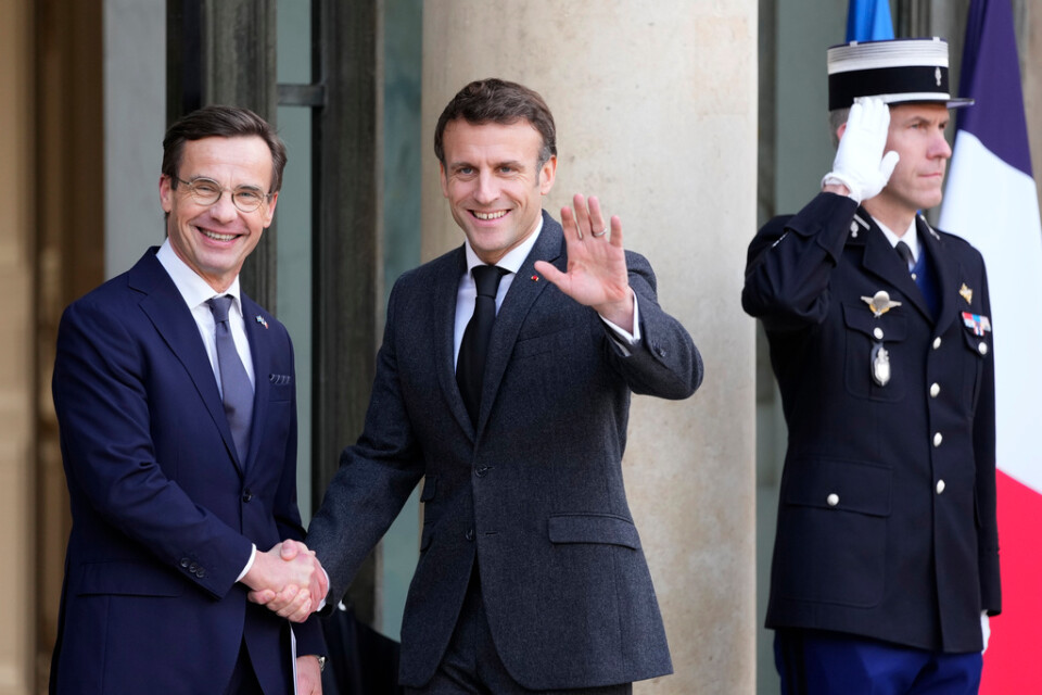 Statsminister Ulf Kristersson besöker Paris och president Emmanuel Macron med anledning av det svenska EU-ordförandeskapet.