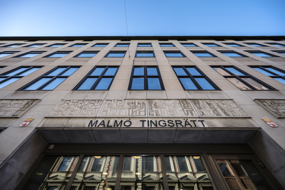 Mannen åtalas vid Malmö tingsrätt. Arkivbild.
