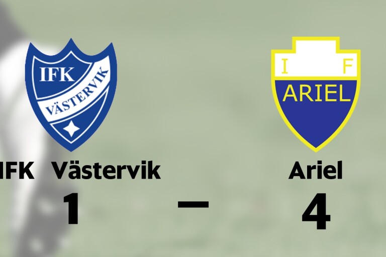 Ariel segrare borta mot IFK Västervik