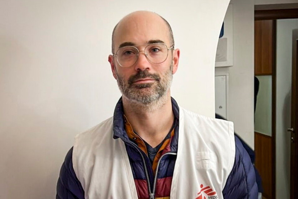 Alex Ward, akutkoordinator på Läkare utan gränser.