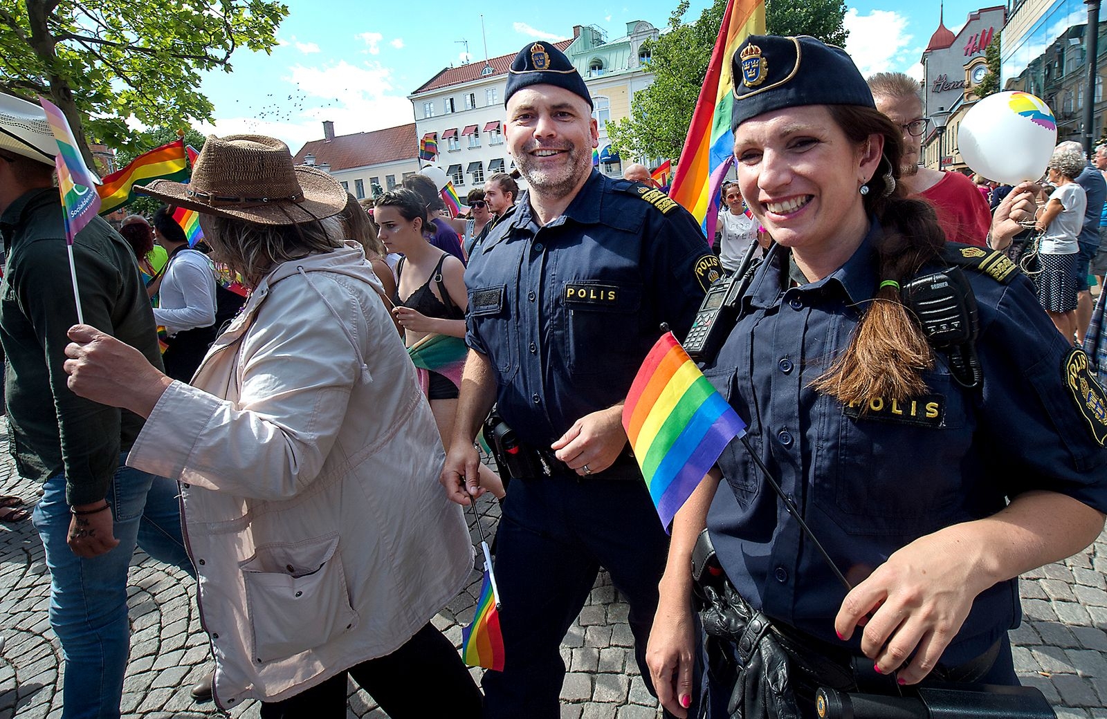 Prideparaden i Kristianstad.