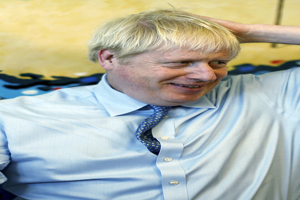 Storbritanniens premiärminister Boris Johnson positionerar sig i brexitbrev till EU. Arkivbild.